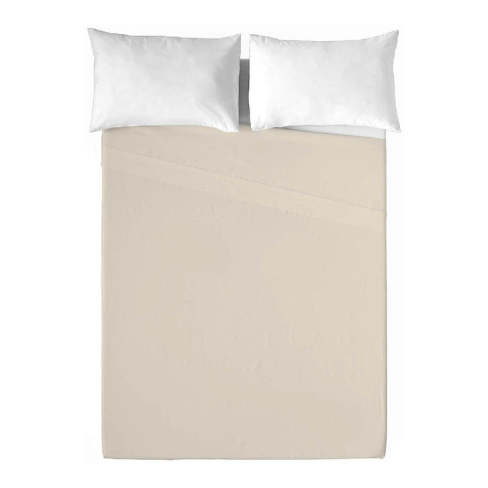 Sábana Encimera Naturals Beige 210 x 270 cm (Cama de 135/140)