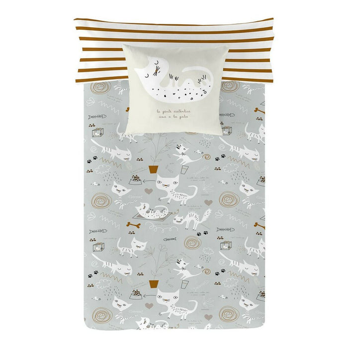 Funda Nórdica Panzup Cats Cama de 80/90 (150 x 220 cm)