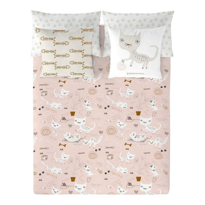 Funda Nórdica Panzup Cats Cama de 150/160 (240 x 220 cm)