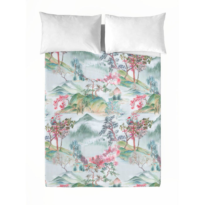 Juego de Sábanas Naturals HAKONE Cama de 150 4 Piezas