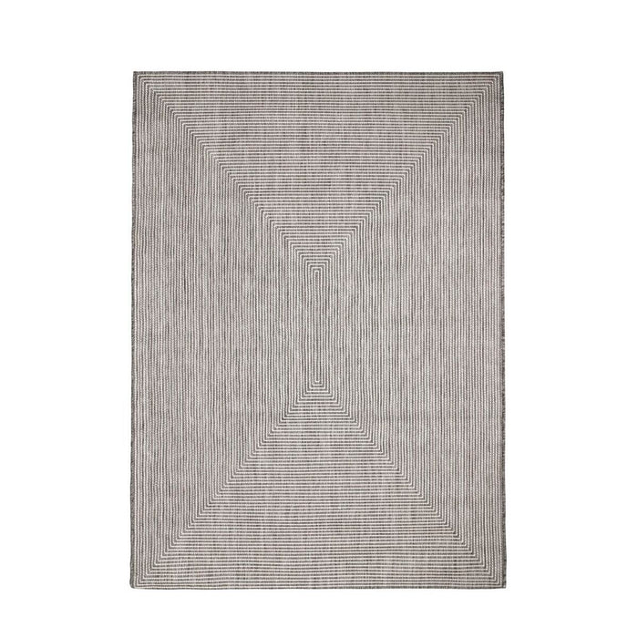 Alfombra de Exterior Quadro Gris