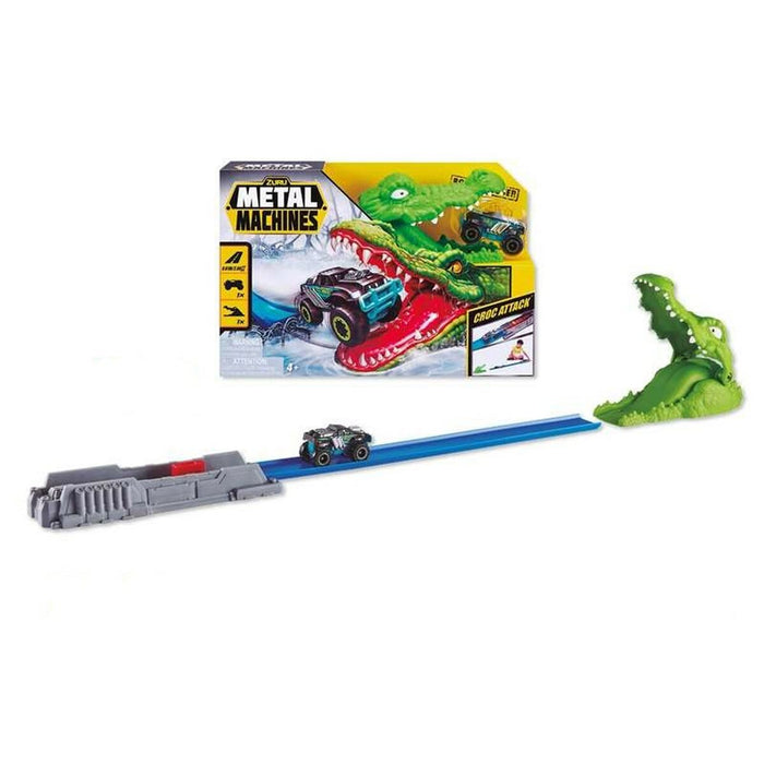 Pista Lanzadora Zuru Metal Machines Croc Attack 30 x 9 cm