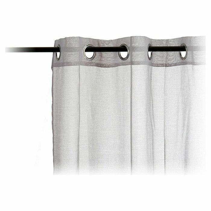 Cortinas 140 x 260 cm Gris claro (6 Unidades)