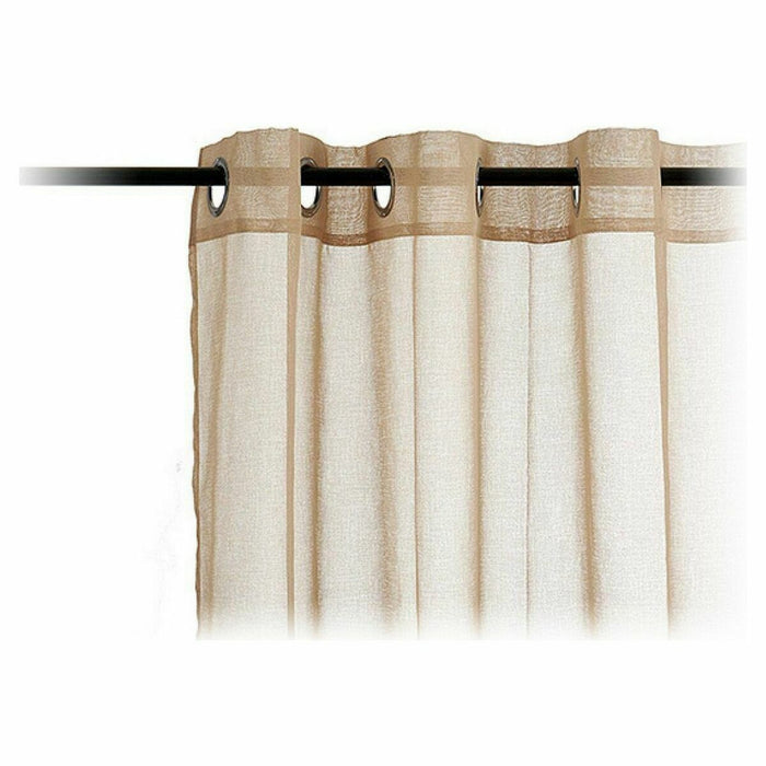 Cortinas 140 x 260 cm Beige (6 Unidades)