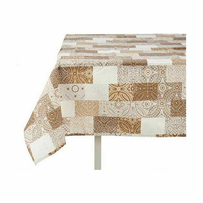 Mantel Loneta Antimanchas Azulejo 140 x 180 cm Beige (6 Unidades)