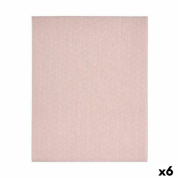 Mantel Loneta Antimanchas Estrella 140 x 180 cm Rosa (6 Unidades)