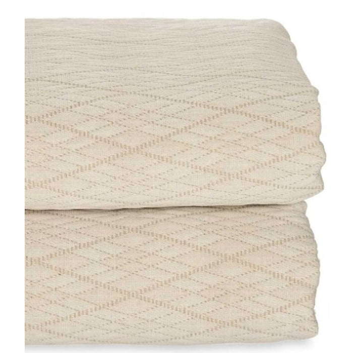 Colcha 180 x 260 cm Rombos Beige (4 Unidades)