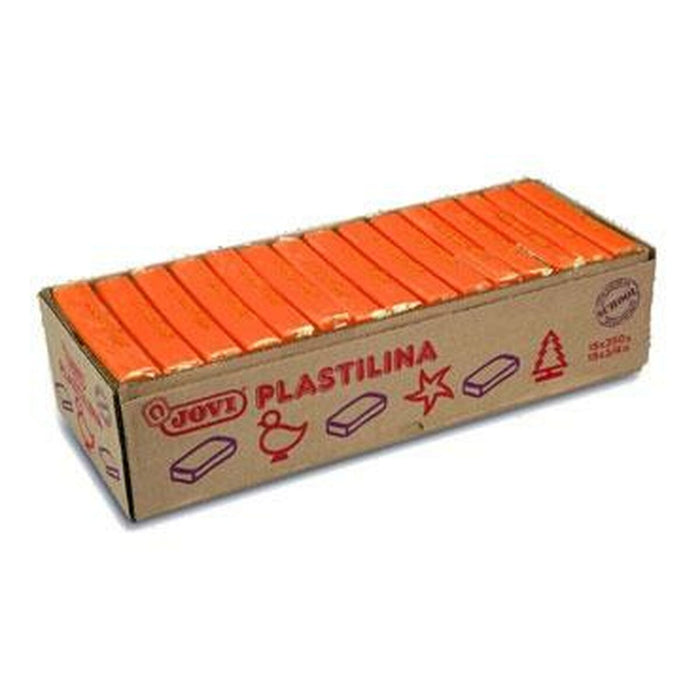 Barras de plastilina Jovi Naranja (15 Unidades)