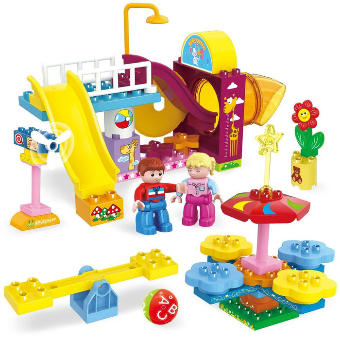 Juego de Construcción Colorbaby Playground 50 Piezas (2 Unidades)