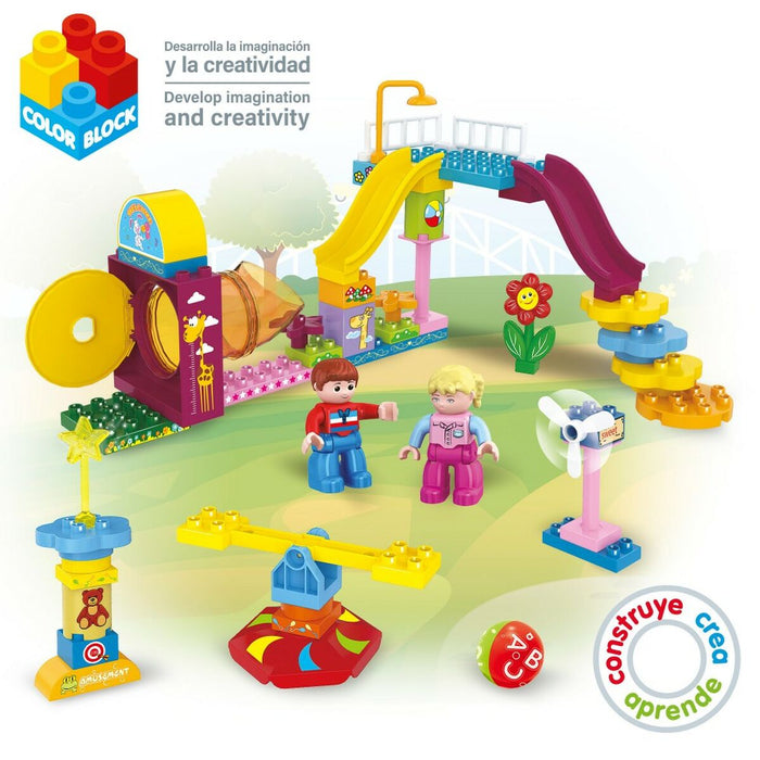 Juego de Construcción Colorbaby Playground 50 Piezas (2 Unidades)