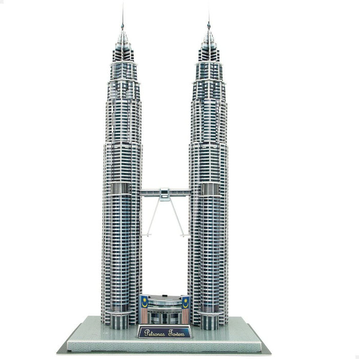 Puzzle 3D Colorbaby Petronas Towers 27 x 51 x 20 cm (6 Unidades)